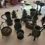 20 x miniatuur tin, letterbak., Antiek en Kunst, Antiek | Tin, Ophalen of Verzenden