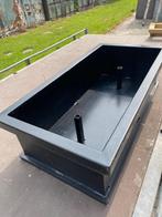 zwarte metalen bak 120x60, Ophalen, Zo goed als nieuw