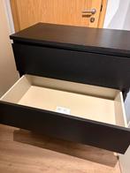 IKEA Malm Ladekast - Zwartbruin, Huis en Inrichting, Kasten | Dressoirs, Ophalen, Overige materialen, Gebruikt, 50 tot 100 cm
