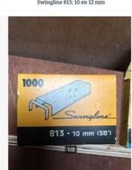 Swingline 813; 10 mm ; 5 doosjes en 12 mm; 1 doosje, Ophalen of Verzenden, Nieuw