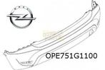 Opel Crossland X (6/17-1/21) achterbumper (Zwart) Origineel!, Auto-onderdelen, Nieuw, Opel, Ophalen of Verzenden, Bumper