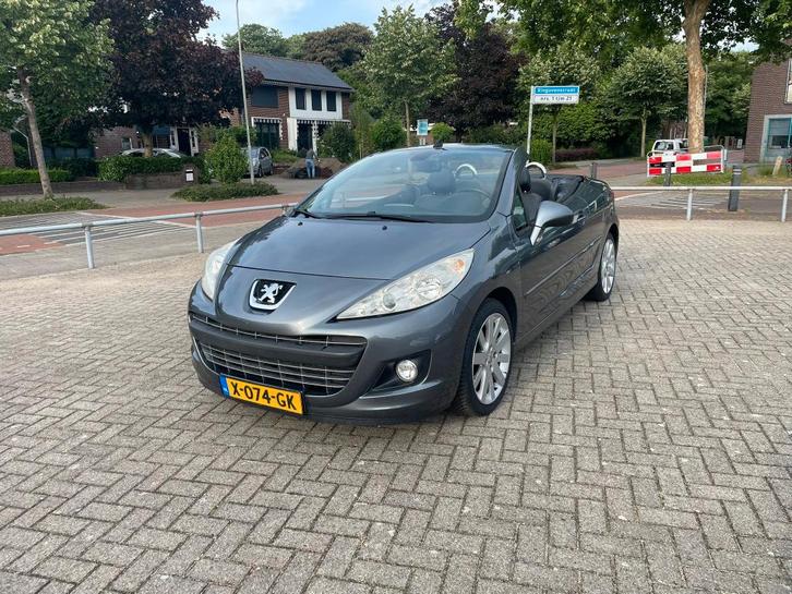 Peugeot 207 1.6 16V CC 88KW 2010 Grijs, Auto's, Peugeot, Bedrijf, ABS, Airbags, Airconditioning, Boordcomputer, Centrale vergrendeling