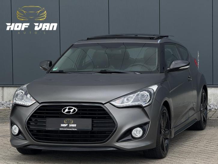 Hyundai VELOSTER 1.6 T-GDI i-Catcher 186 PK/Panorama Dak, Auto's, Hyundai, Bedrijf, Te koop, Veloster, ABS, Achteruitrijcamera