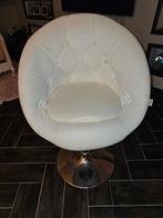 Kapperstoel makeup  stoel, Ophalen, Zo goed als nieuw, Wit, Eén