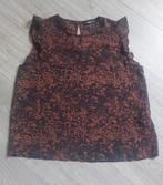 Bruin met zwarte mouwloze  blouse maat 40, Maat 38/40 (M), Only, Bruin, Ophalen of Verzenden