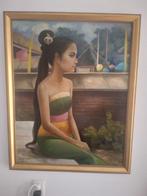 Balinese Schone - Olieverf op Doek, Ophalen