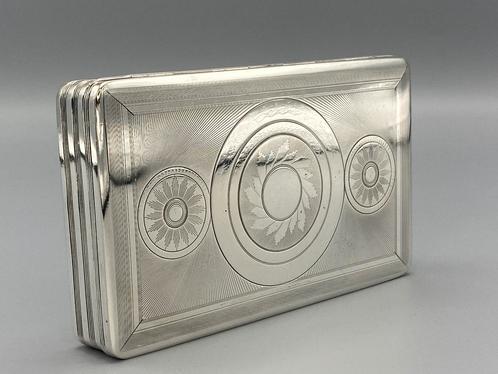 Zilveren tabaksdoos, Albert H. kuipers, Workum, 1822, Antiek en Kunst, Antiek | Goud en Zilver, Zilver, Ophalen of Verzenden