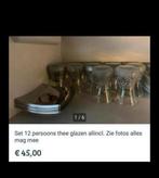 Zgan gebruikte all incl 12p theeglazen turkse theeglazen, Ophalen of Verzenden, Zo goed als nieuw, Overige stijlen