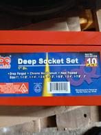 Doppenset - Deep Socket Set 10-delig, Auto diversen, Autogereedschap, Ophalen of Verzenden
