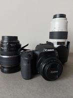 Canon EOS 90D, ef 50mm f/1.8 STM, efs 17-55, ef 70-200iii, Ophalen of Verzenden, Nieuw, Spiegelreflex, Canon