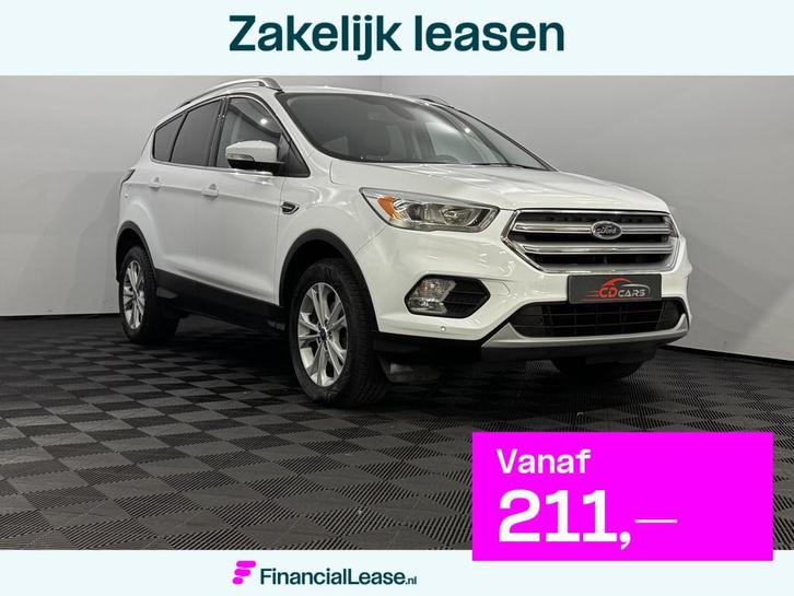 Ford Kuga 1.5 EcoBoost Titanium Half leder, Parkeersensoren,, Auto's, Ford, Bedrijf, Lease, Financial lease, Kuga, ABS, Airbags