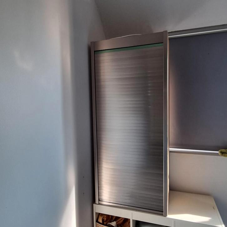 Afsluitbare opzetkast voor kantoor of keuken, Huis en Inrichting, Kasten | Roldeurkasten en Archiefkasten, Gebruikt, Ophalen of Verzenden