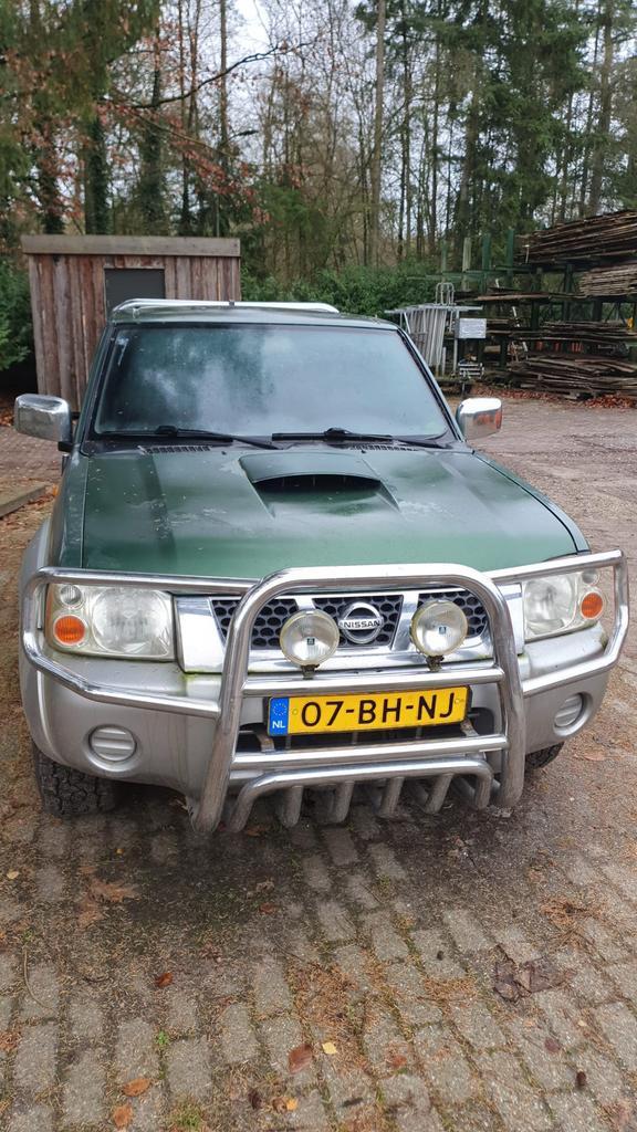 Nissan Pick-up 2.5 D King CAB 4WD 2003, Auto's, Bestelauto's, Bedrijf, Te koop, 4x4, ABS, Airbags, Airconditioning, Bluetooth