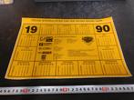sticker Kalender 1990  Maarssen C v Heezik, Ophalen, Zo goed als nieuw