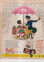 Retro reclame 1962 Venz hagelslag stoute dame & agent, Overige typen, Ophalen of Verzenden