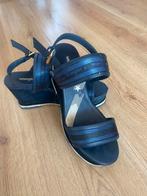 Wrangler sleehakken/sandalen, Blauw, Zo goed als nieuw, Wrangler, Sandalen of Muiltjes