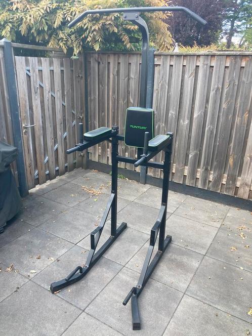 PowerTower Tunturi PT20 optrekstang zo goed als nieuw, Sport en Fitness, Fitnessmaterialen, Zo goed als nieuw, Oprekstang, Armen