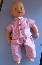 Little Baby pop32c poppenkleertjes poppenkleding roze pyjama, Ophalen of Verzenden, Nieuw, Babypop