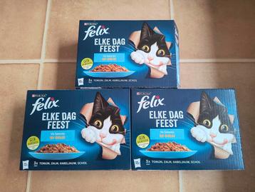 Kattenvoer, zakjes natvoer, vis in gelei, van Felix beschikbaar voor biedingen