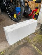 5x Kalkzandsteen lijmblokken 437x100x198mm, Doe-het-zelf en Verbouw, Ophalen, Zo goed als nieuw, Kalkzandstenen