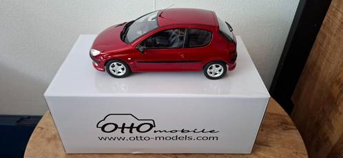 1.18 peugeot 206 s16, Hobby en Vrije tijd, Modelauto's | 1:18, Zo goed als nieuw, Auto, OttOMobile, Ophalen of Verzenden