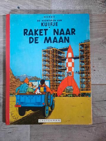 Kuifje HC 1956 Raket naar de Maan. In pracht staat! beschikbaar voor biedingen