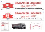Vrachtauto decal 1:50 Braanker Logistics Alblasserdam, Verzenden, Nieuw, Bus of Vrachtwagen, Overige merken
