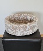 Zachte ronde beige crème kleurige kattenmand, Ophalen of Verzenden, Gebruikt