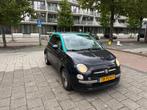 Fiat 500 1.2 Lounge Automaat Panorama Airco Black Magic, Euro 5, Stof, Gebruikt, 1242 cc