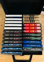 Cassettebandjes verzameling met bewaardoos, 2 t/m 25 bandjes, Overige genres, Ophalen of Verzenden, Origineel