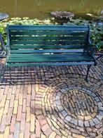 Gietijzeren tuinbank, Tuin en Terras, Tuinbanken, Ophalen, Gebruikt, Metaal