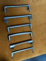 6 x roestvrijstalen handgrepen lade- kastgrepen meubelbeslag, Huis en Inrichting, Minder dan 50 cm, Ophalen of Verzenden, Zo goed als nieuw