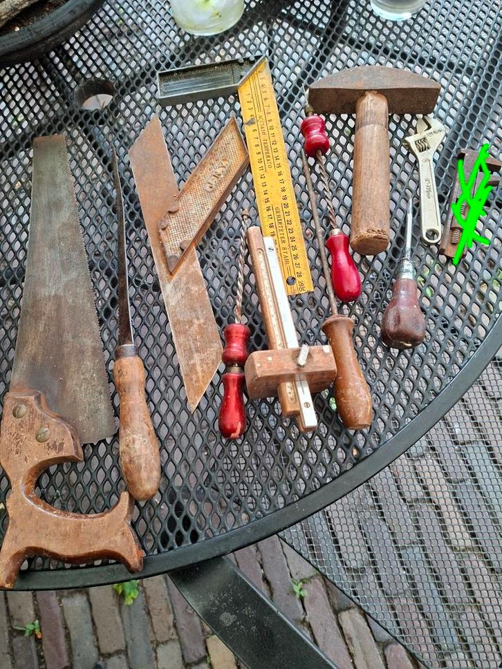 Oud Gereedschap Collectie, Antiek en Kunst, Antiek | Gereedschap en Instrumenten, Ophalen of Verzenden