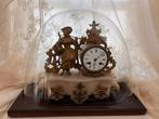 Antieke Franse Pendule klok met stolp, Antiek en Kunst, Antiek | Klokken, Ophalen