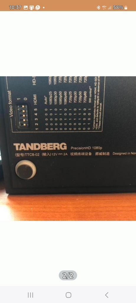 NIEUWE TANDBERG/CISCO, Conferentie  installatie  3 Dubbel, Computers en Software, Presenters, Zo goed als nieuw, Ophalen