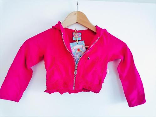 NIEUW Mim-Pi kort knalroze vest maat 104, Kinderen en Baby's, Kinderkleding | Maat 104, Nieuw, Meisje, Trui of Vest, Ophalen of Verzenden