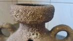 Vintage grote lantaarn kandelaar lava jaren 70, Huis en Inrichting, Woonaccessoires | Kandelaars en Kaarsen, Overige materialen