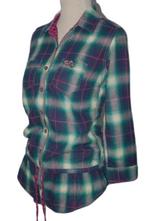 Hollister geruite blouse, tuniekje, Mt. S, Overige kleuren, Verzenden, Zo goed als nieuw, Maat 36 (S)