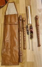 3 maal blokfluiten, Aura en J.R. van de Veen., Ophalen of Verzenden, Gebruikt, Overige typen