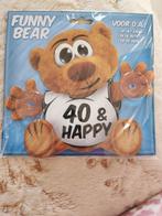 Funky bear 40 & Happy, Ophalen of Verzenden