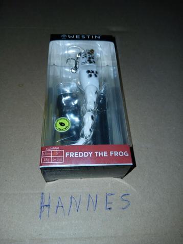 Westin Wakebait Freddy the frog 13cm kleur White Frog  beschikbaar voor biedingen