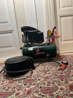Compressor met toebehoren, Minder dan 25 liter, Ophalen, Zo goed als nieuw, Minder dan 200 liter/min