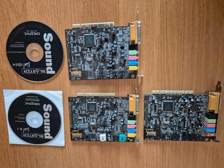 3x Creative Soundblaster Live geluidskaarten pci, Computers en Software, Geluidskaarten, Gebruikt, Intern, Ophalen of Verzenden