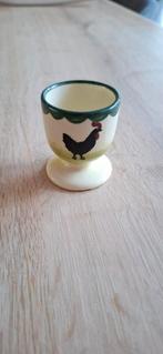 Vintage eierdop met haan, Ophalen of Verzenden, Gebruikt, Aardewerk, Overige stijlen
