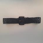 Echt leren brede zwarte dames riem, 85cm, Kleding | Dames, Riemen en Ceinturen, 80 tot 90 cm, 5 cm of meer, Tailleriem, Ophalen of Verzenden