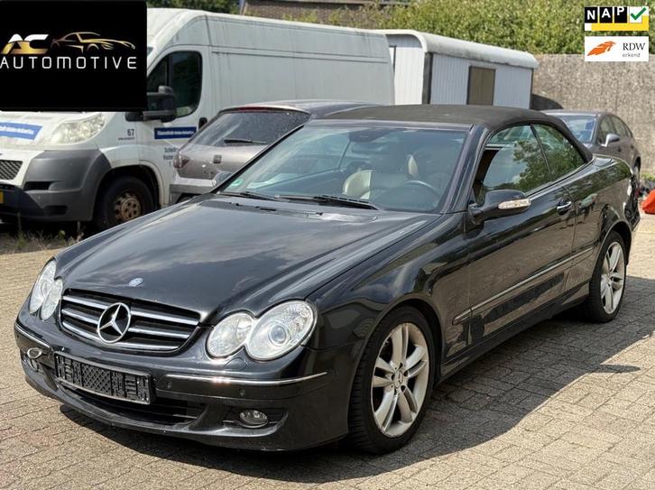 Mercedes-Benz CLK-klasse Cabrio 200 K. Elegance Lees Tekst, Auto's, Mercedes-Benz, Bedrijf, Te koop, CLK, ABS, Airbags, Airconditioning
