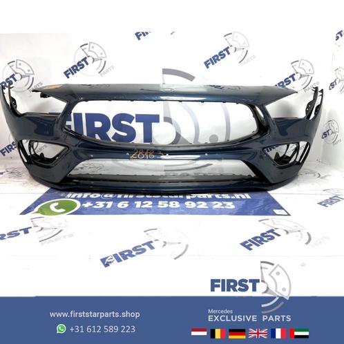 W118 CLA AMG LINE VOORBUMPER BLAUW Mercedes 2019-2022 ORIGIN, Auto-onderdelen, Carrosserie en Plaatwerk, Bumper, Mercedes-Benz