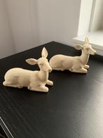 2 hertjes beeldjes decoratie voor huis tuinhuis en kerst, Ophalen