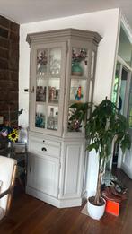 Vitrine kast, Huis en Inrichting, Kasten | Vitrinekasten, Ophalen, Gebruikt, 25 tot 50 cm, 200 cm of meer