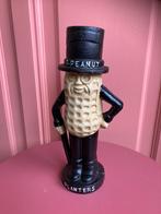 Vintage Mr Peanut gietijzeren spaarpot, Verzamelen, Spaarpotten, Gebruikt, Ophalen of Verzenden